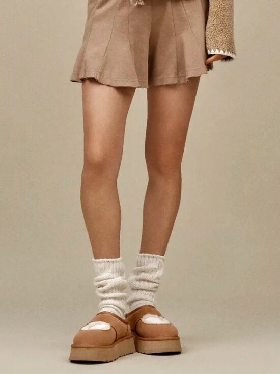 UGG Shoes - UGG BEA Mary Jane Women's Size 8 Chestnut Suede Platform Slippers NEW! Cute!
